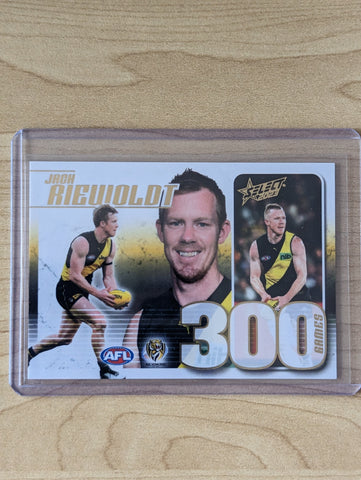 2023 AFL Footy Stars 300 Game Case Card Jack Riewoldt Richmond