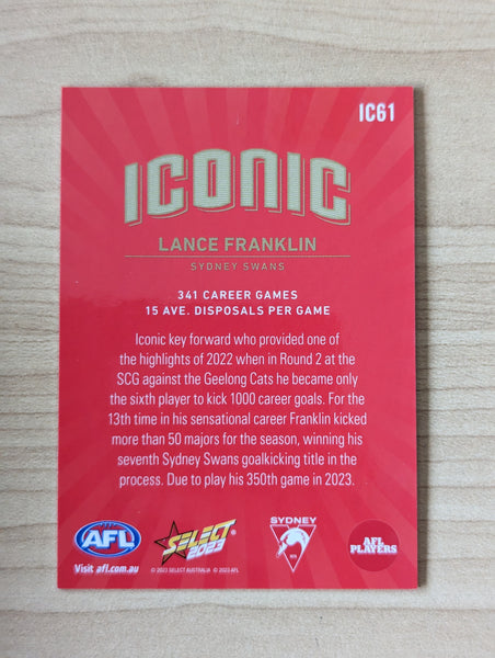 2023 AFL Footy Stars Iconic Lance Franklin