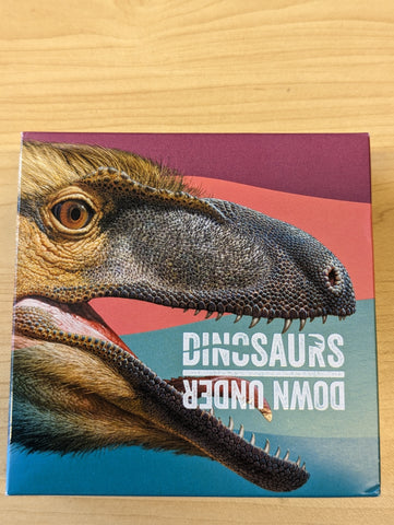 2022 RAM $1 Dinosaurs Down Under C Mintmark Fine Silver Proof Coin