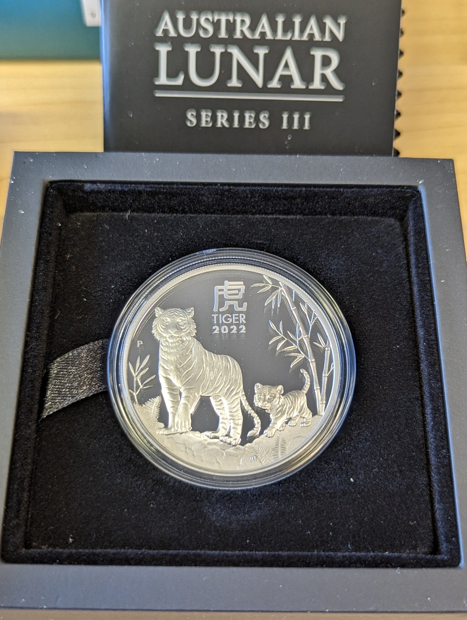 2022 Year of The Tiger Perth Mint 1oz Silver Proof Coin