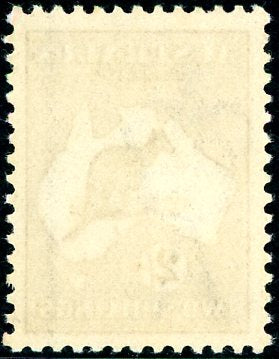 Australia SG 29 2/- Brown Kangaroo 2nd Watermark. A rare stamp unmounted.