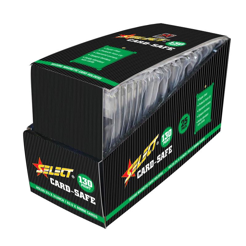 Select Australia 130pt Magnetic Holders for Trading Cards Box of 25