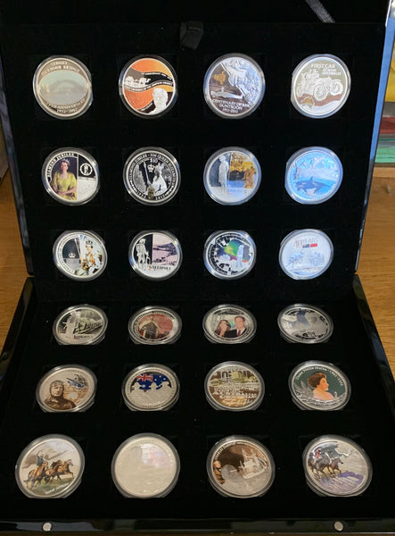 Macquarie mint 'The Australian Heritage Collection" 24 RAM or Perth Mint 1oz Silver Proof  Coins