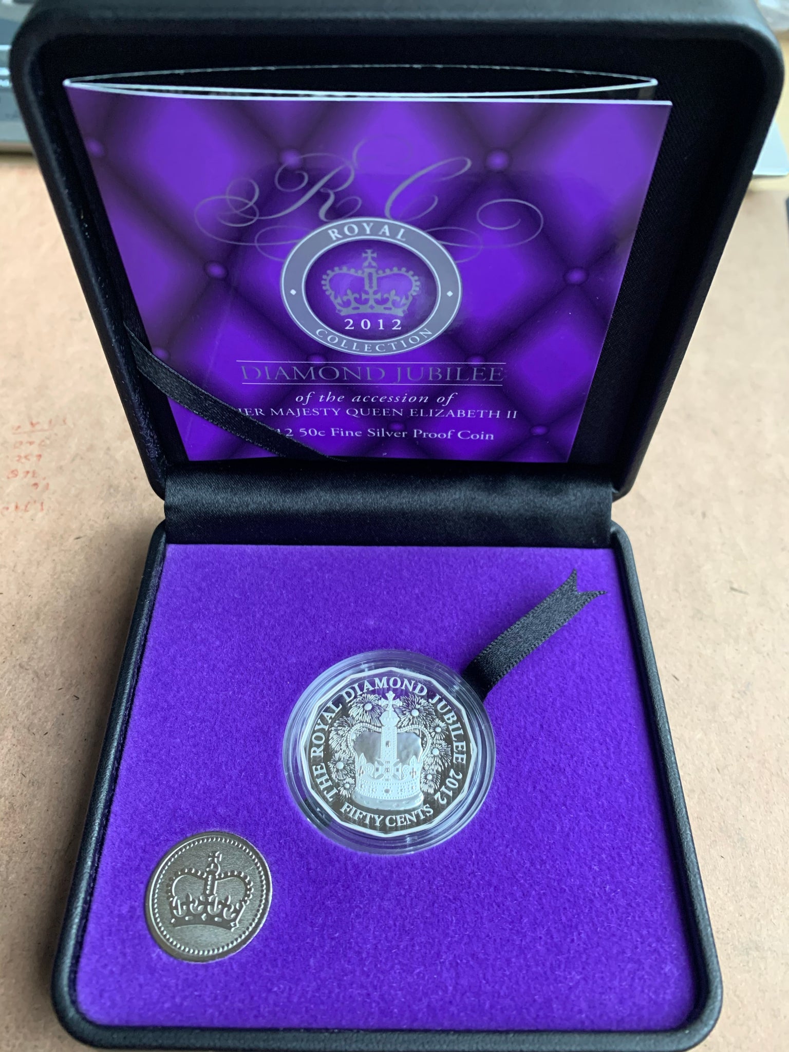 Australia 2012 Royal Australian Mint 2012 Diamond Jubilee .999 Silver Proof Coin