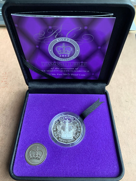 Australia 2012 Royal Australian Mint 2012 Diamond Jubilee .999 Silver Proof Coin