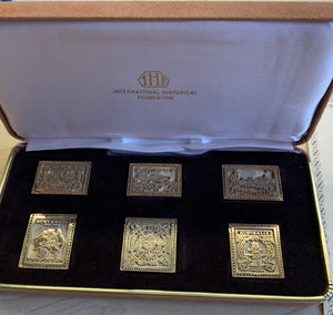 Australia Gold Plated Sterling Silver Stamp Replica set