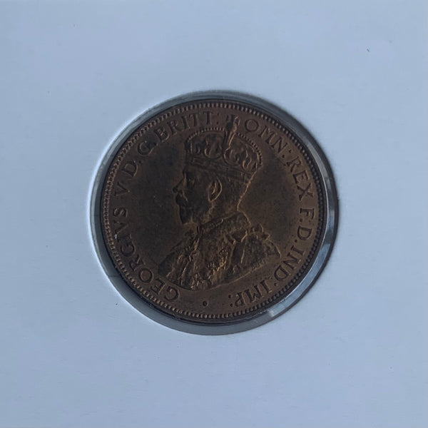 AUSTRALIA 1917 Half Penny ½d aUnc