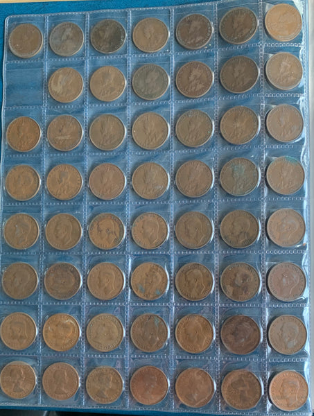 Australia Half Penny  ½d Halfpenny Set Excluding 1923 nice condition