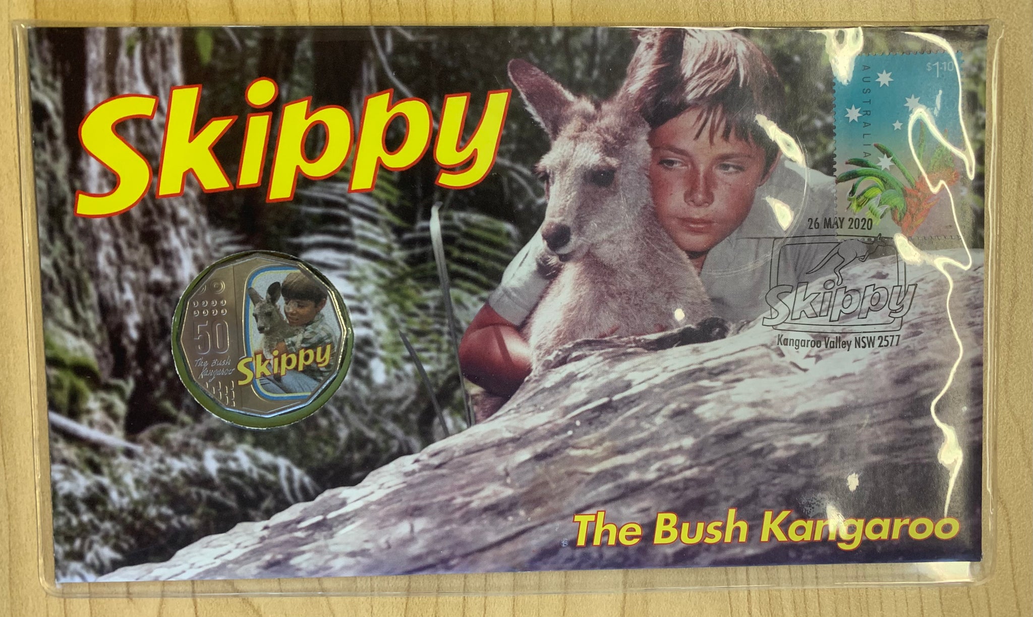 2020 Australia 50c Coloured  Skippy the Bush Kangaroo Coin PNC