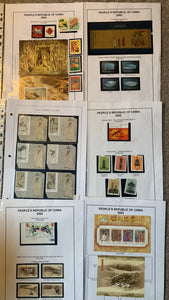 PRC China 2002 Sets and Miniature Sheets Unmounted Mint Collection.