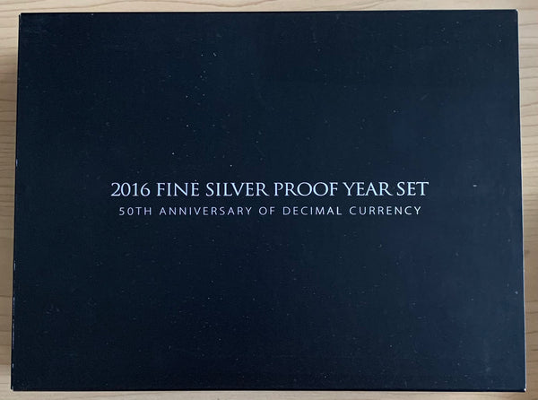Australia 2016 Royal Australian Mint FINE SILVER Proof Coin Set