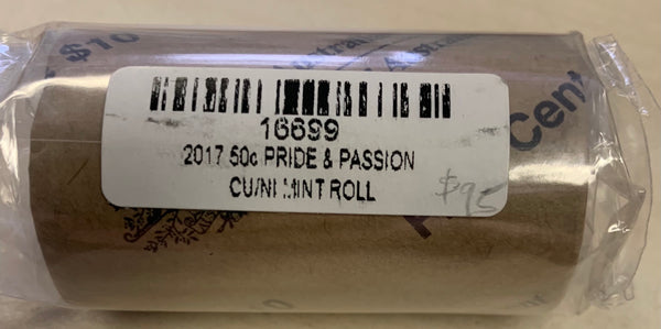 Australia 2017 Royal Australian Mint 50 Cents Pride & Passion Coin RAM Roll