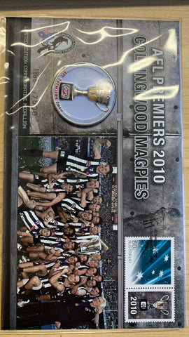 2010 Australia AFL Collingwood Magpies premiers limited Issue PNC 1st Day Issue