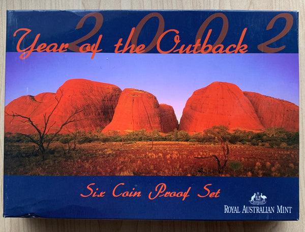 Australia 2002 Year of the Outback Six Coin Proof Set.