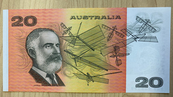 Australia R412 $20 Fraser Higgins Uncirculated Banknote