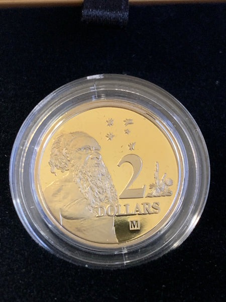 2018 ANDA Australia 30 years of the $2 Proof Coin  with "M" Privy Mark