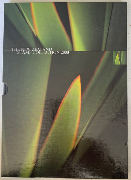 New Zealand 2000 Post Office Year Book containing all the different simplified stamps issued that year