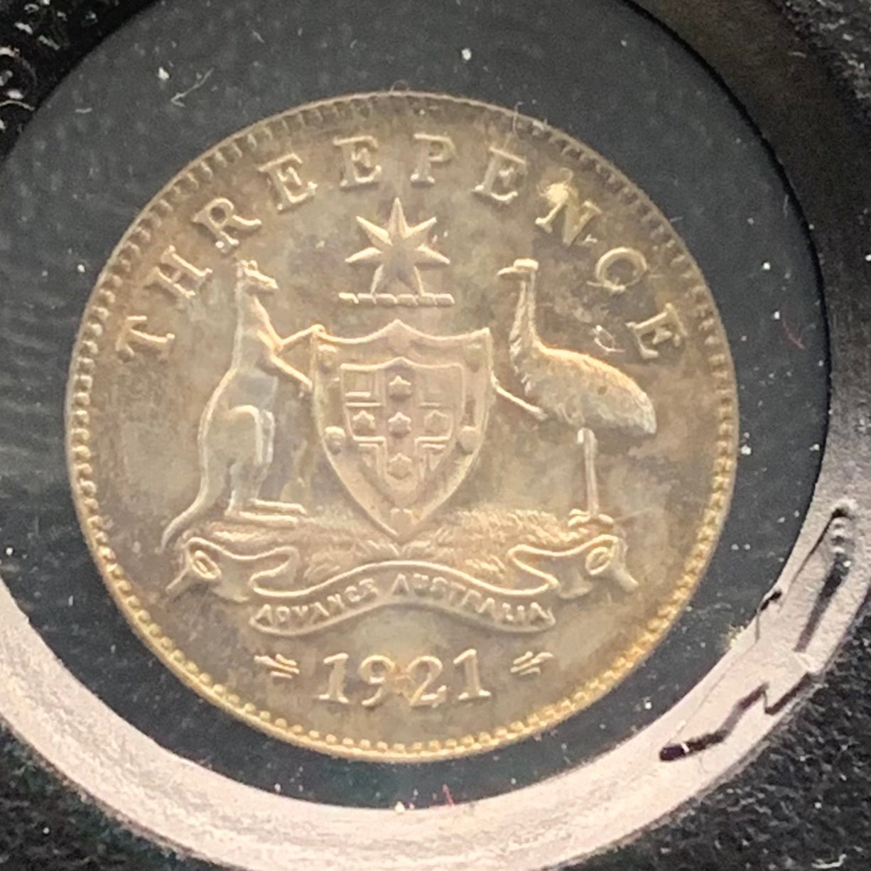 Australia 1921 3d Threepence EF