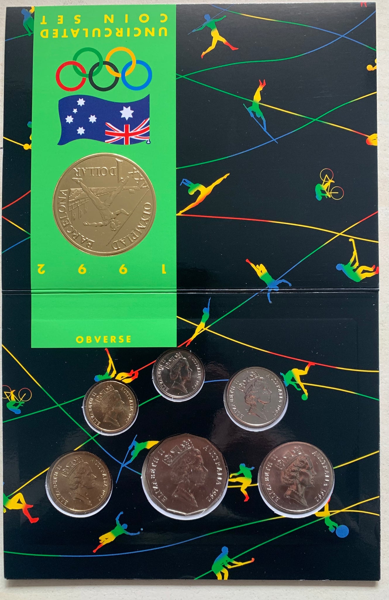 Australia 1992 Royal Australian Mint Uncirculated Coin Set. Superb Condition