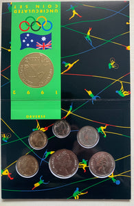 Australia 1992 Royal Australian Mint Uncirculated Coin Set. Superb Condition