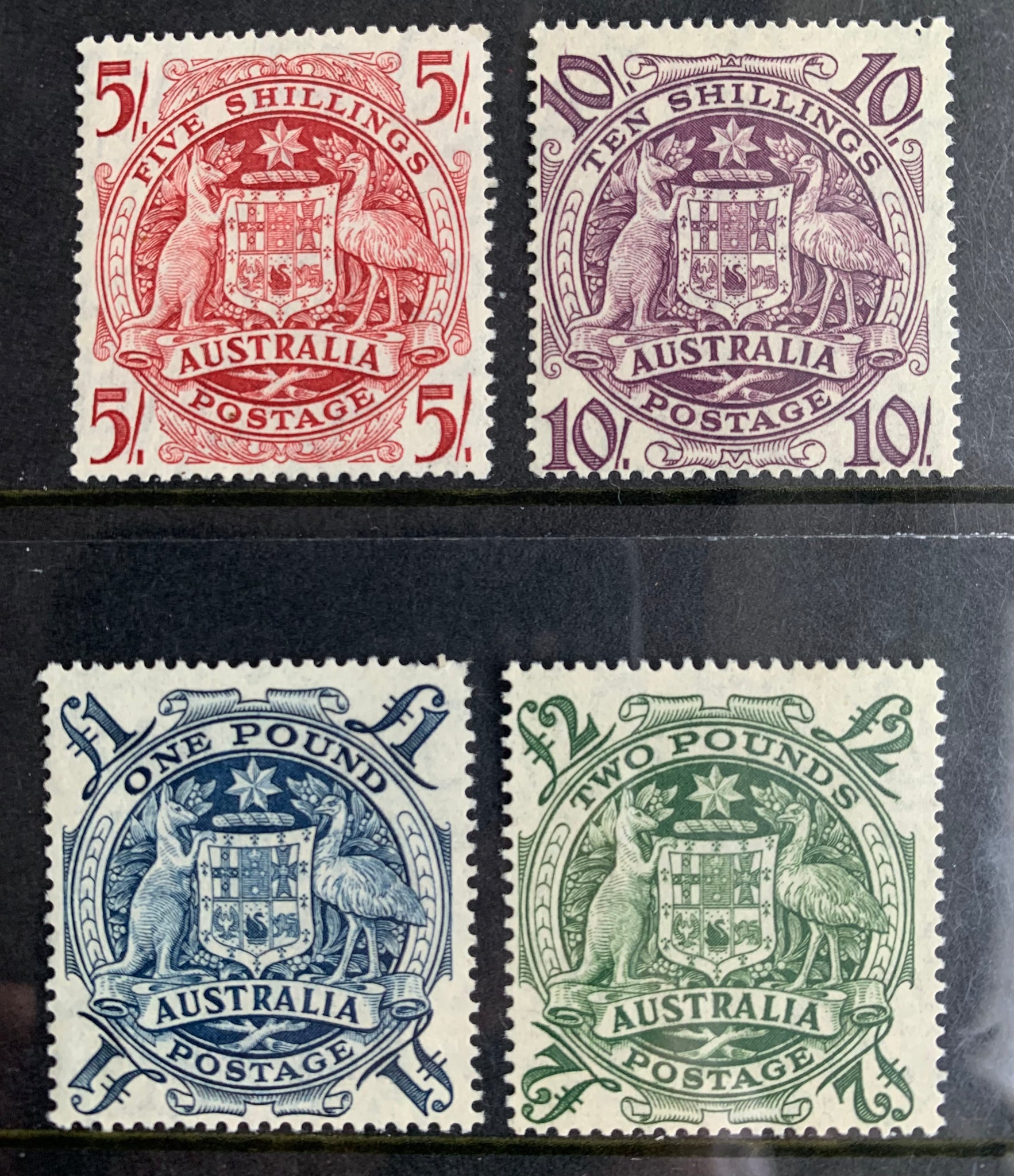 Australia 1948 Coat of Arms set of 4 SG224a-d MUH