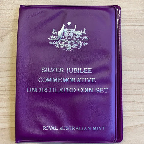 Australia 1977 Royal Australian Mint Queen Elizabeth Silver Jubilee Uncirculated Coin Set