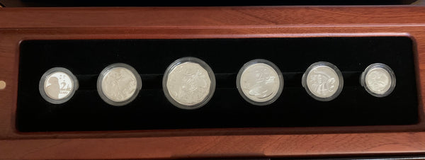 Australia 2012 Royal Australian Mint FINE SILVER Proof Coin Set