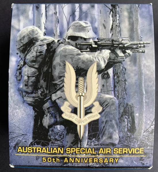 Australia 2007 Perth Mint $1 One dollar 50th Anniversary of the Australian Special Air Service .999 silver 1oz