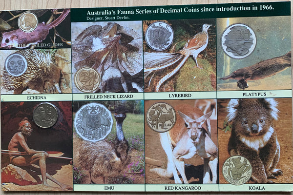 Australia 1988 $2 Two Dollar Coin Banknote Collector Folder