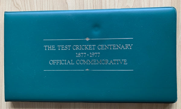 Australia 1977 Cricket Test Centenary Silver Medallion Cover