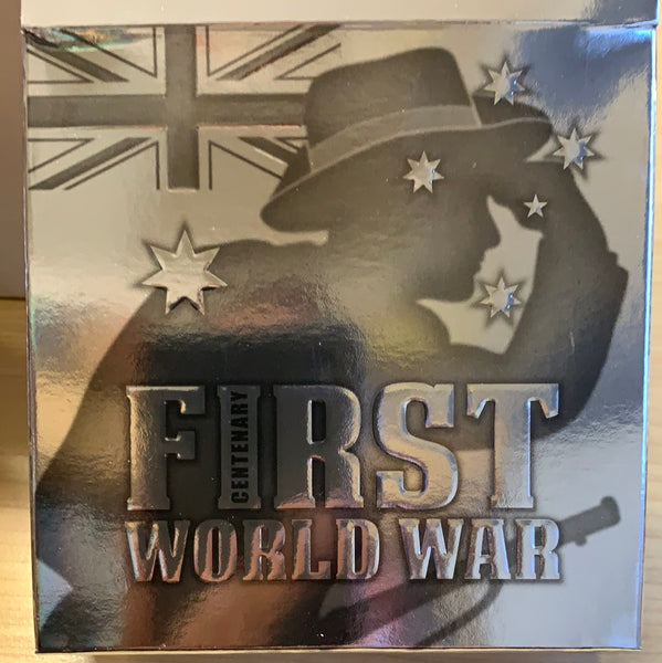 2015 First world War Series - Gallipoli 5oz 999 Silver Coin Box Cert