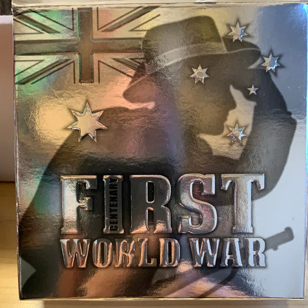 Niue 2017 First World War Series, Middle East 5oz 999 Silver Coin in box with Certificate