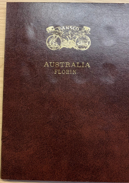 Australia 1910-63 Two Shillings 2/- Florin Collection Complete Inc. 1932 & Melbourne Centenary in Dansco Album
