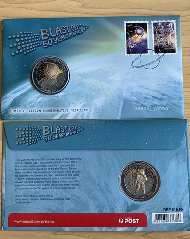 2007 Blast Off 50 years in Space PNC First Day Of Issue