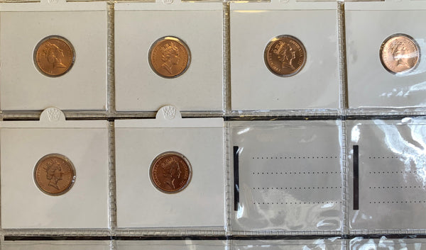 Australia 1966-1991 1c Uncirculated Coin Collection