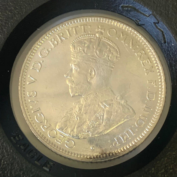 AUSTRALIA 1925 6d Sixpence PCGS MS63 Rare