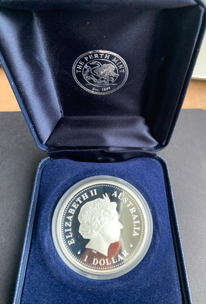 Australia 2007 Perth Mint $1 One dollar 50th Anniversary of the Australian Special Air Service .999 silver 1oz