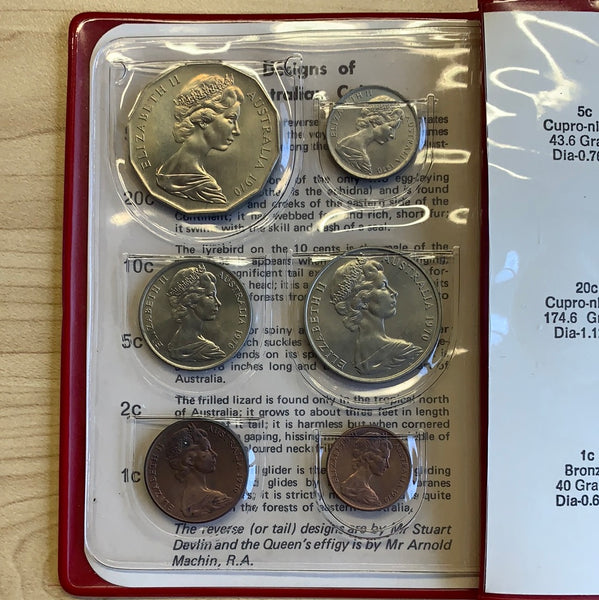 Australia 1970 Royal Australian Mint Uncirculated Coin Set