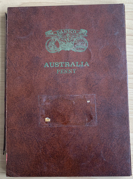 Australia Penny collection complete Excluding 1930 in Dansco Album ...