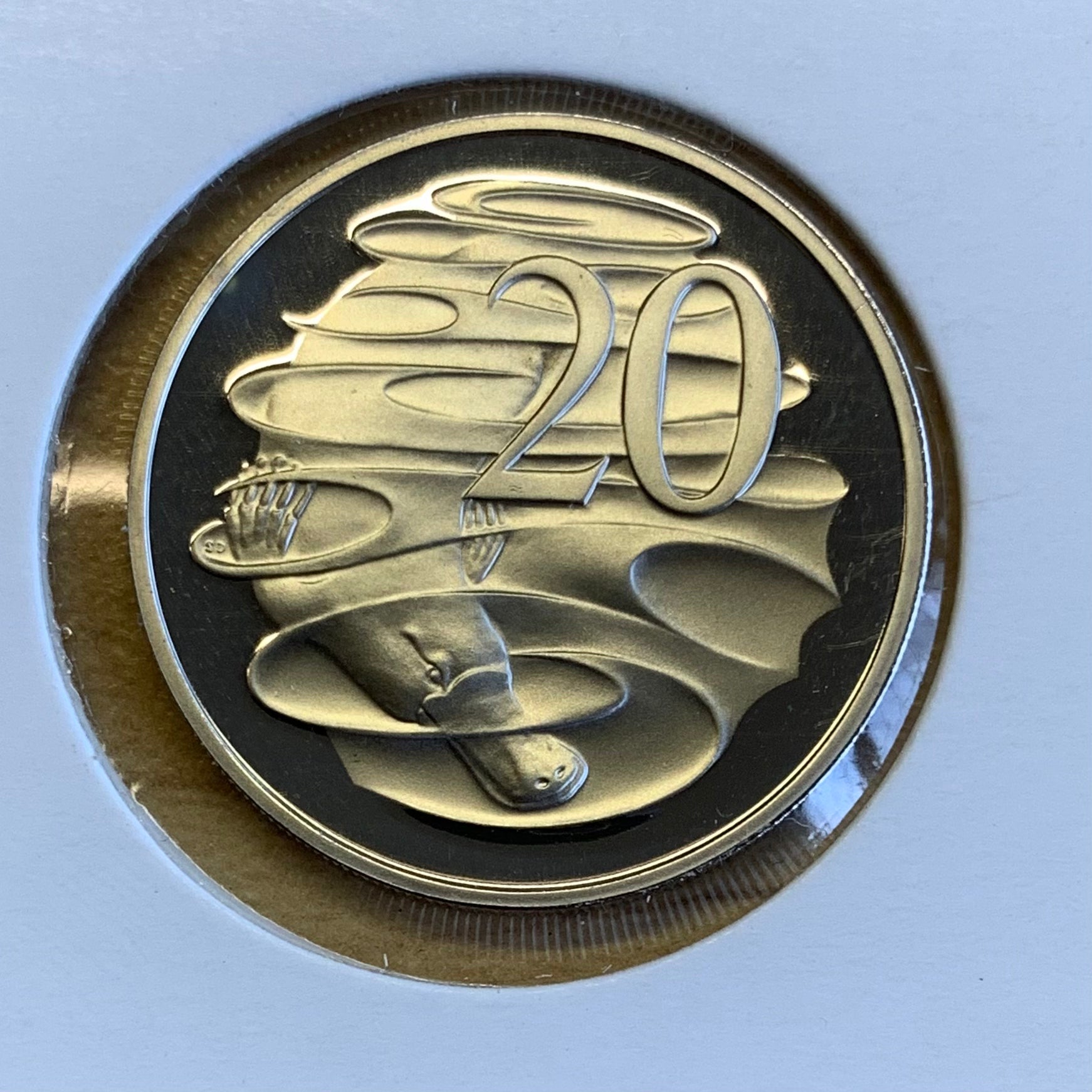 Australia 1985 Proof Twenty Cents 20c