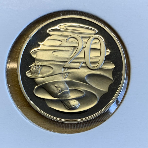 Australia 1985 Proof Twenty Cents 20c