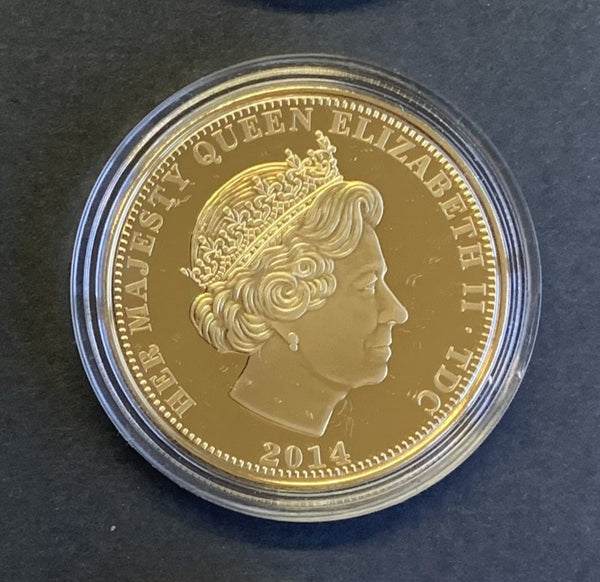 2014 The 1st World War Centenary Golden Crown Collection.. We Will Remember Them