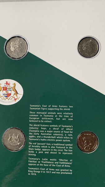 Australia 2001 Centenary of Federation Set of 9 States & Territories 20c & 50c Uncirculated Collection