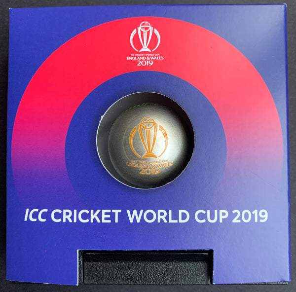 Barbados 2019 $5 ICC Cricket World Cup .999 Silver Superb Condition.