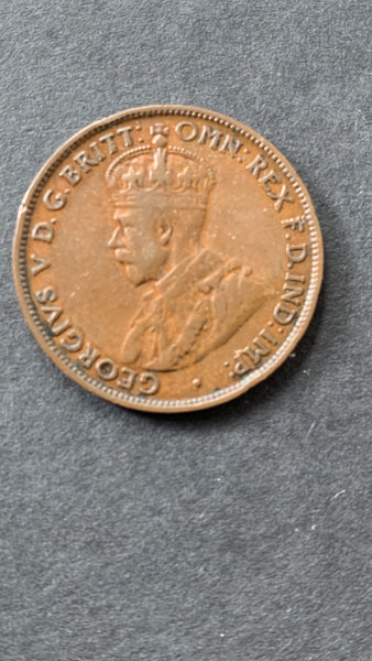 Australia 1923 Half Penny fine condition