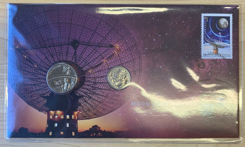 Australia 2019 Moon Landing PNC with $1 coin
