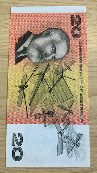 Commonwealth Of Australia 1972 R404 $20 Phillips Wheeler Banknote Uncirculated