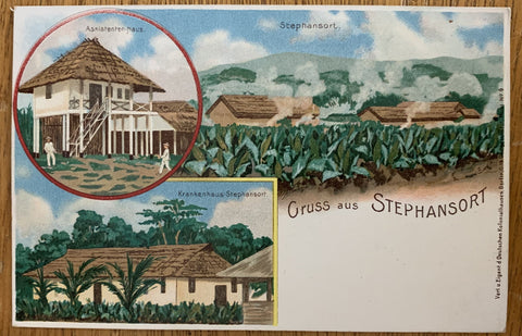 German New Guinea Reichpost 5 Pfennig Strephansort Picture Post Card Mint