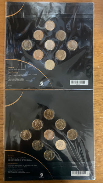 Australia Commemorative $1 Uncirculated Coins type Set of 18 coins 1984 to 20112