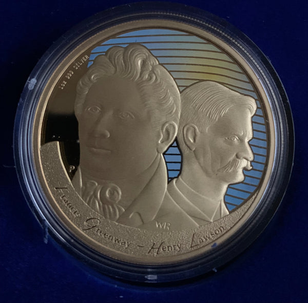 Australia 2006 Perth Mint $1 set of 5 Figures of Note 1oz .999 Proof Silver Coin